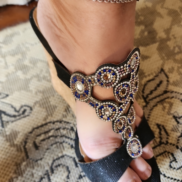 Bling black platforms - Picture 3 of 16